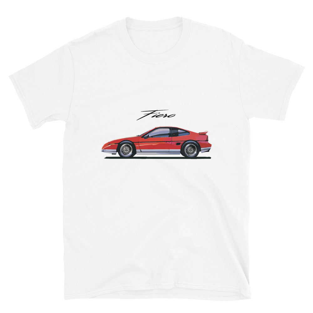 1980's Fiero Mid Engine Sports Car Short-Sleeve Unisex T-Shirt