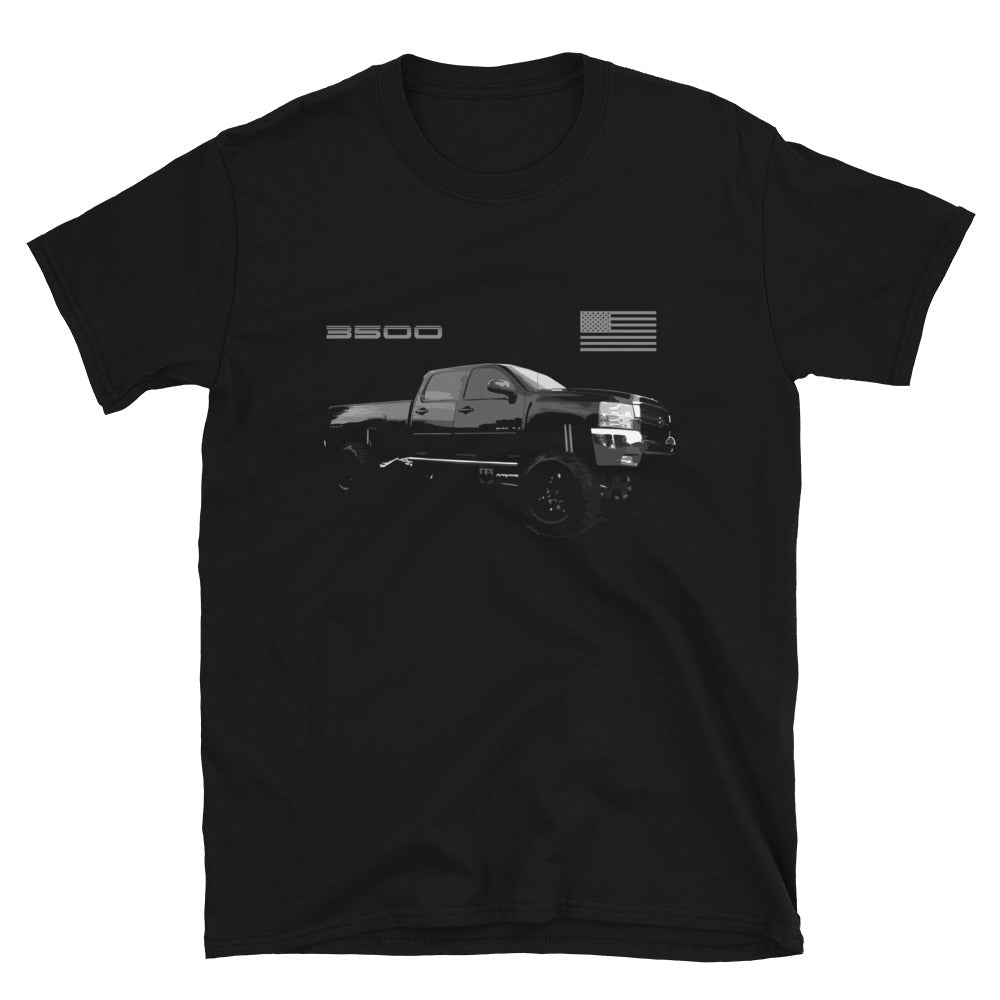 Chevy Silverado 3500HD 4x4 Pickup Truck Short-Sleeve Unisex T-Shirt