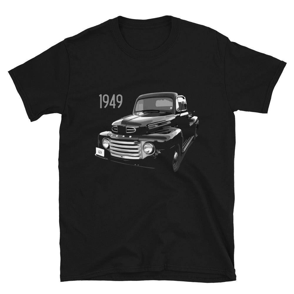 1949 Ford F-Series Antique Pickup Truck Short-Sleeve Unisex T-Shirt