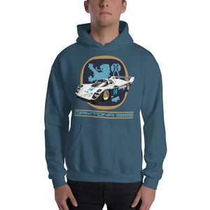 1986 Holbert-Lowenbrau 962 IMSA GTP Racecar Unisex Hoodie