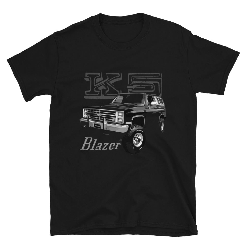Retro Chevy K5 Blazer Black Short-Sleeve Unisex T-Shirt