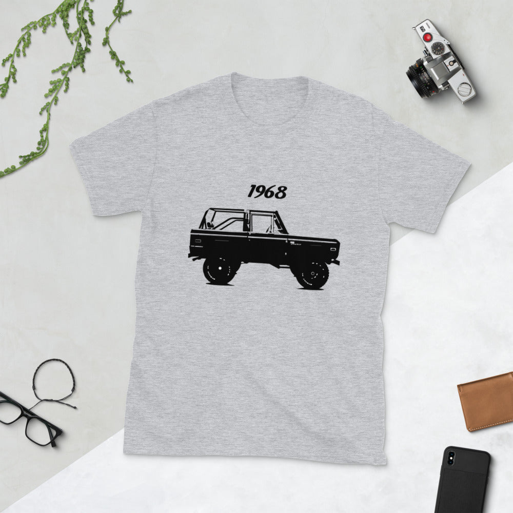 1968 Blacked Out Ford Bronco Short-Sleeve Unisex T-Shirt