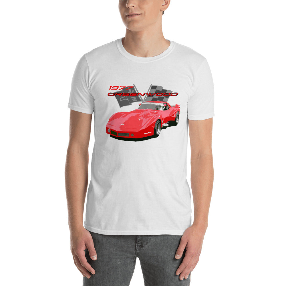 1977 Greenwood Corvette Race Car T-Shirt