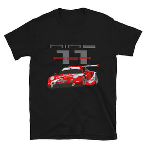 Coke Tribute Livery IMSA GTLM Race Car Short-Sleeve Unisex T-Shirt