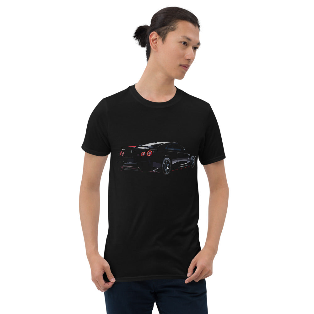 Black Nissan GTR Short-Sleeve Unisex T-Shirt
