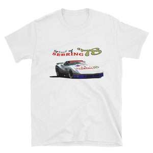Spirit of Sebring Greenwood Chevy Corvette Race Car T-Shirt