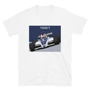 Nelson Piquet 1981 F1 Champion Short-Sleeve Unisex T-Shirt