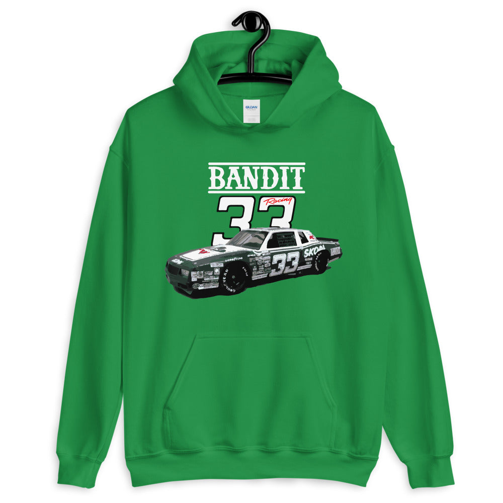 Harry Gant #33 Skoal Bandit Buick Regal Race Car Unisex Hoodie
