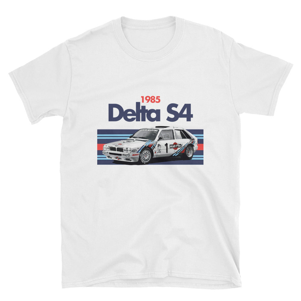 1985 Delta S4 Retro Racing Rally Car T-Shirt