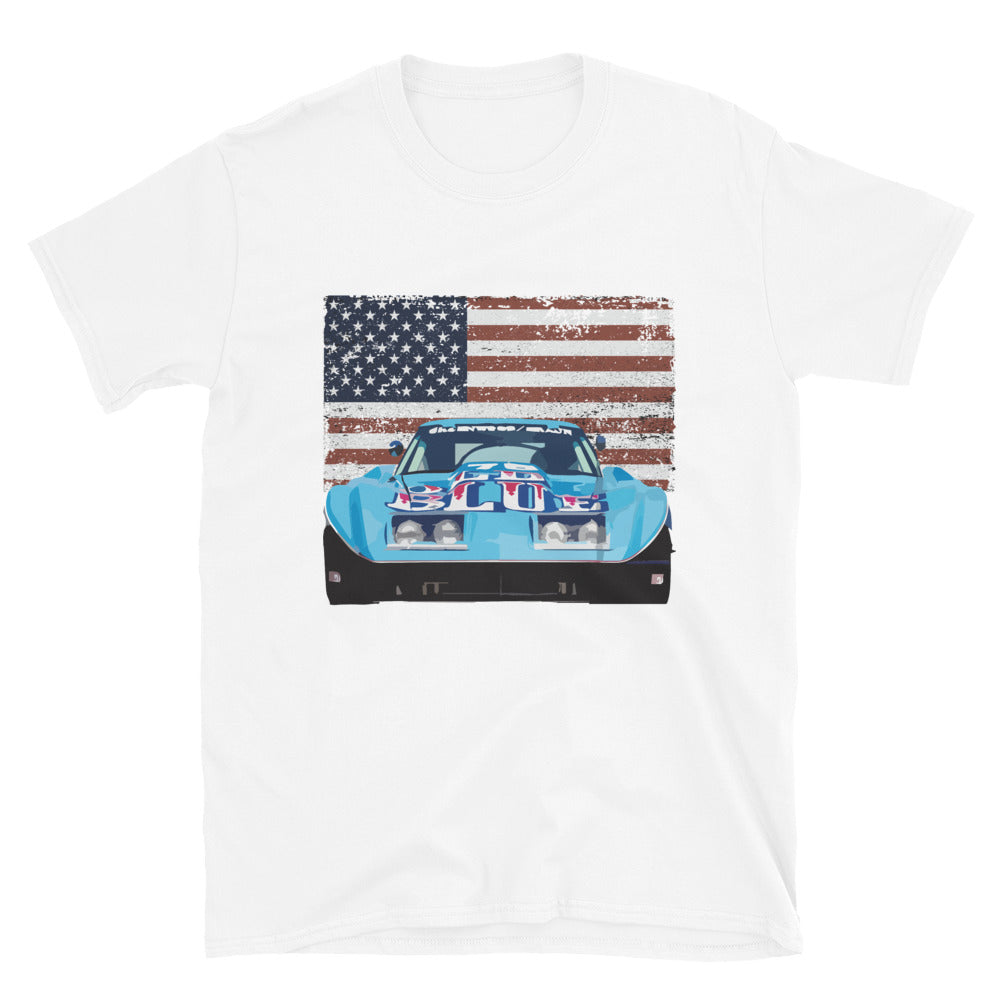 Old Blue Greenwood IMSA GT Corvette Racer Short-Sleeve T-Shirt