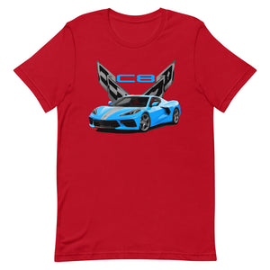2020 Rapid Blue C8 Short-Sleeve Unisex T-Shirt
