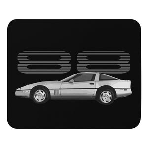 1988 Corvette C4 80s Car Mouse pad