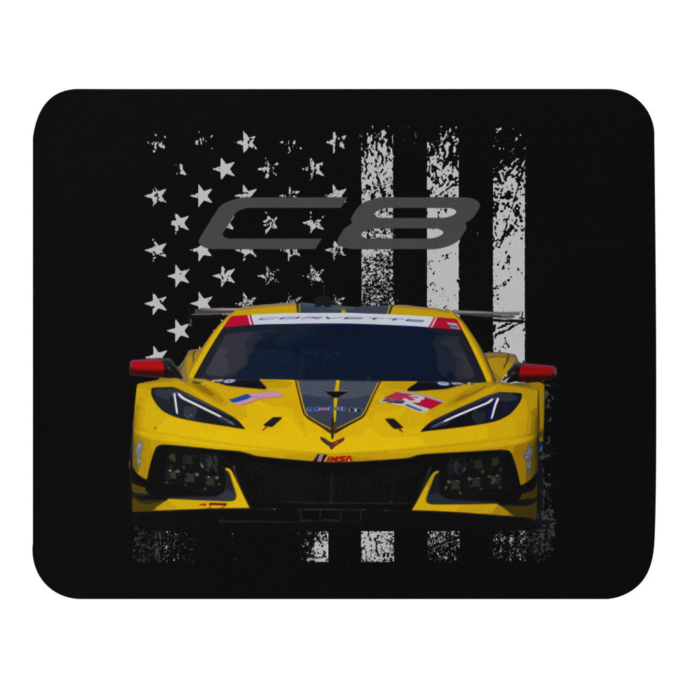 2022 Corvette C8 Race Car IMSA GTD GT Daytona Pro Mouse pad