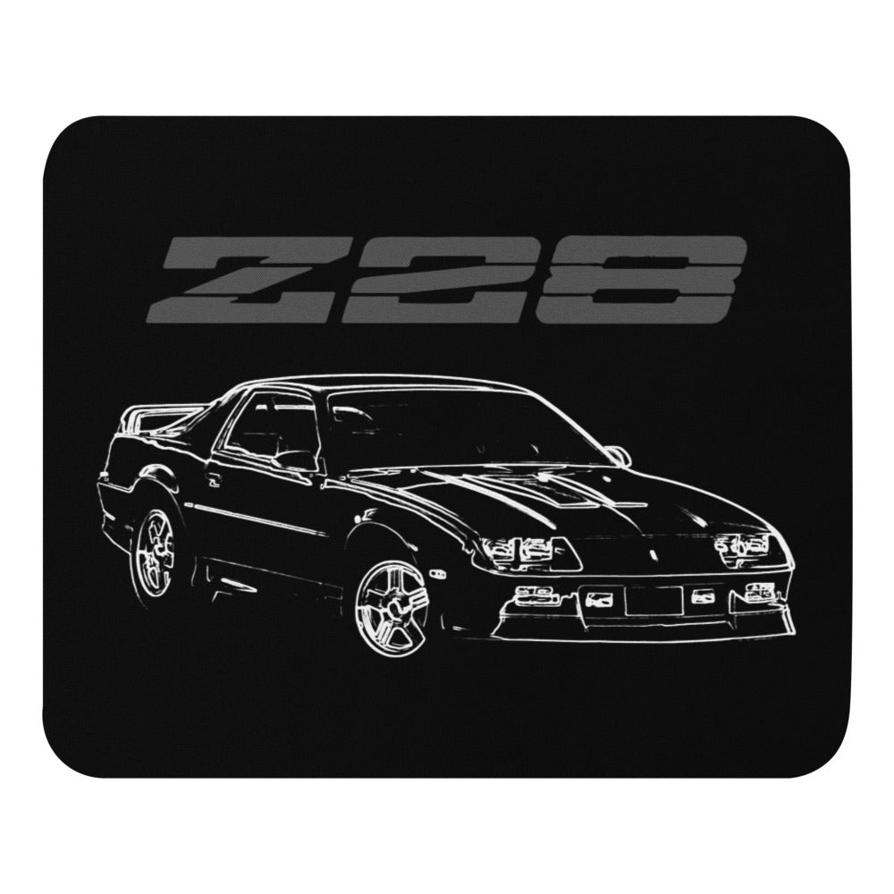 1990 - 1992 Camaro Z28 3rd Generation Chevy Gift Mouse pad