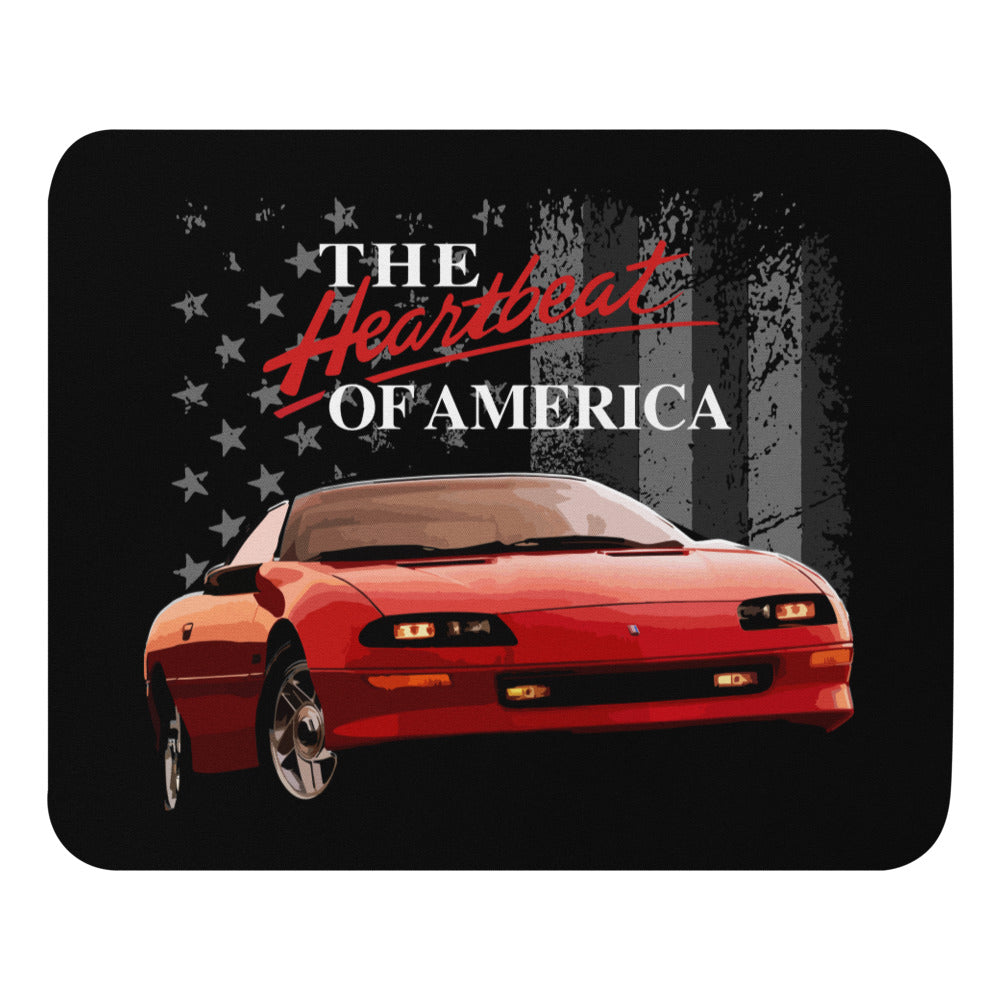 Chevy Camaro 4th Gen Heartbeat of America Mouse pad