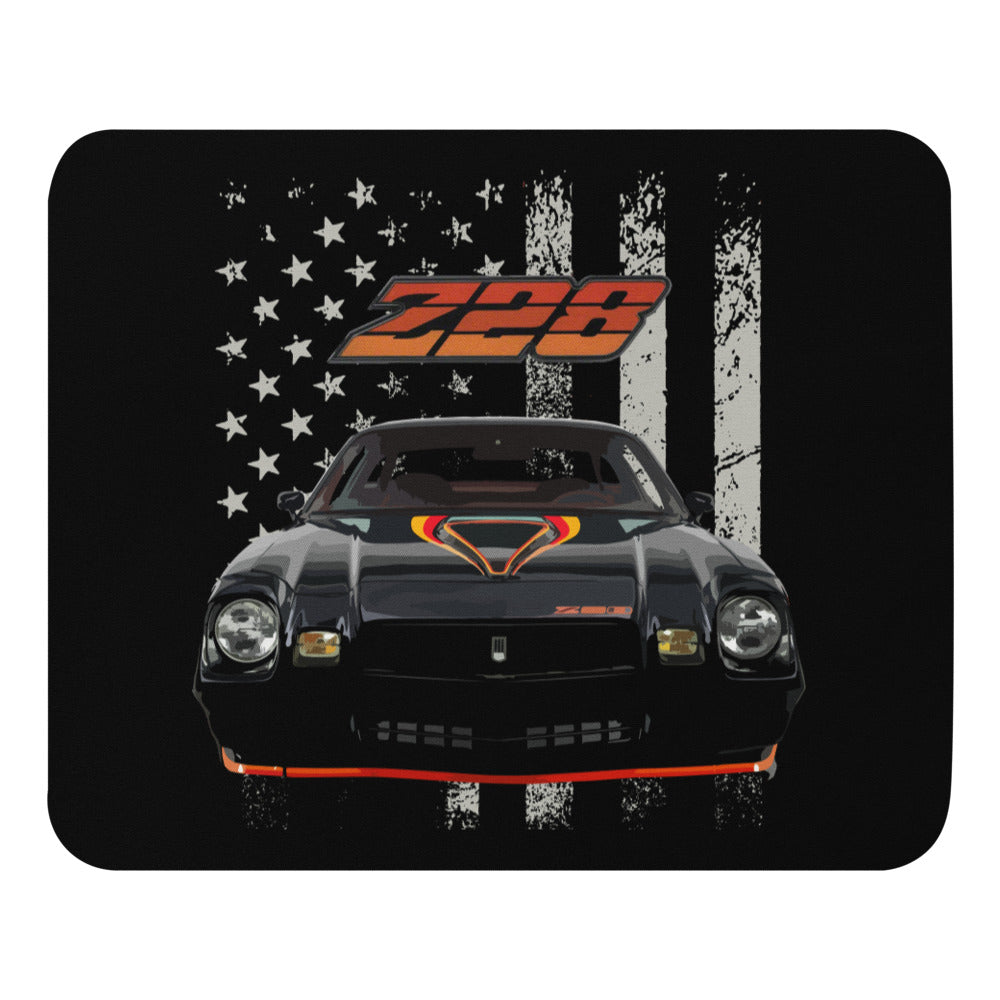 1979 Chevy Camaro Z28 American Classic Car Mouse pad