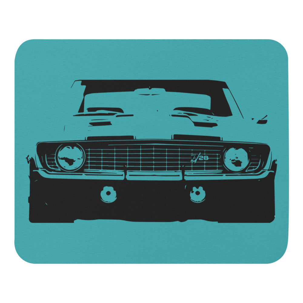 Chevy Camaro Z28 Front Grille American Classic Muscle Car Gift Mouse pad