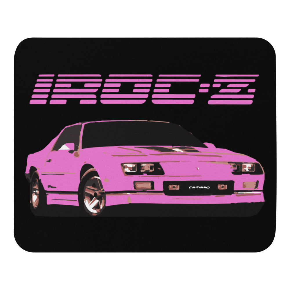 1980's Pink Chevy Camaro IROC-Z Z28 Custom Art Mouse pad