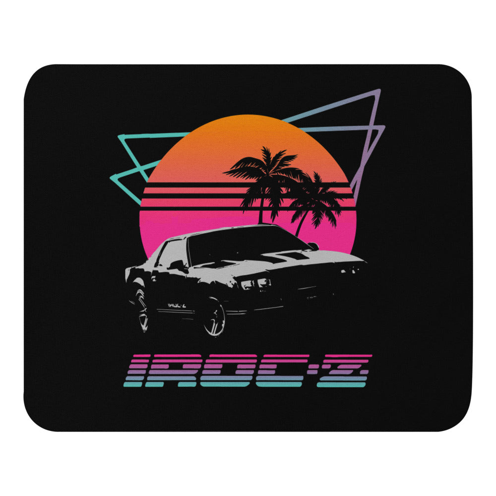 Camaro IROC Z 80s Retrowave Style Mouse pad