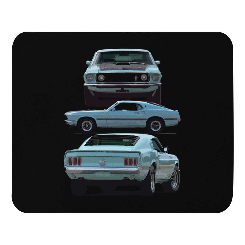 1969 Mustang Mach 1 Fastback Classic Cars Mouse pad