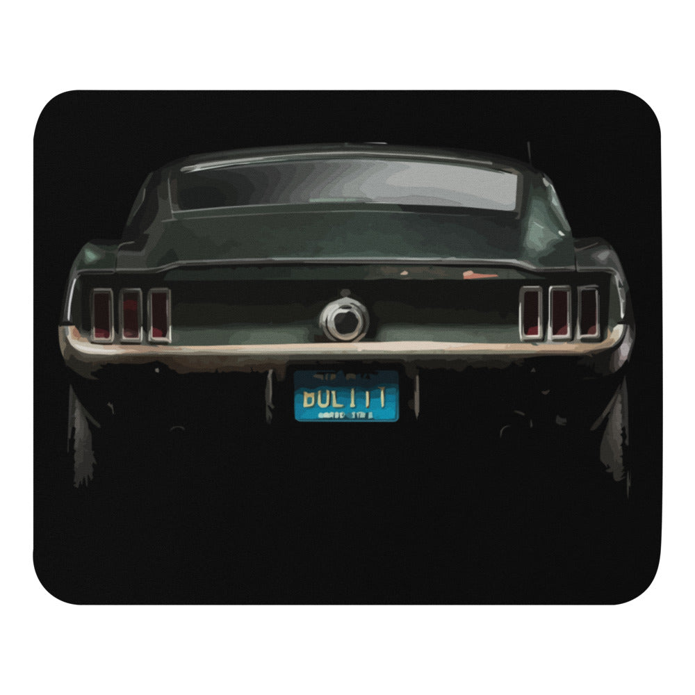 Rare 1968 Mustang Movie Car Collector Gift Mouse pad