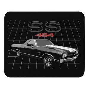 1970 Chevy El Camino SS 454 Classic Car Custom Art Mouse pad