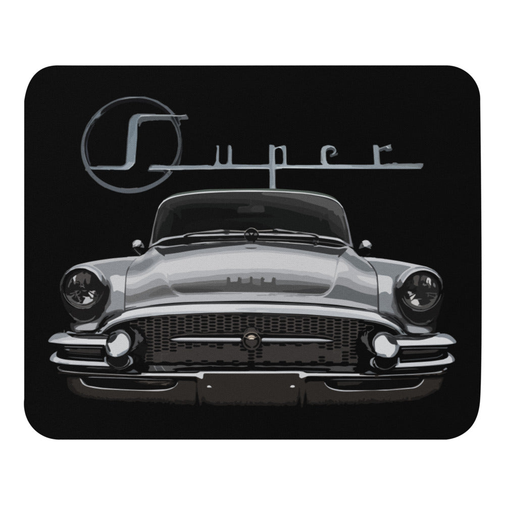 1955 Buick Super Antique American Classic Car Mouse pad