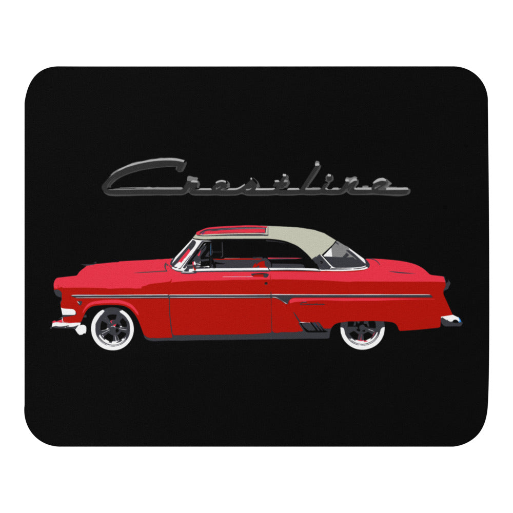 1954 Red Ford Crestline Skyliner Hardtop Mouse pad