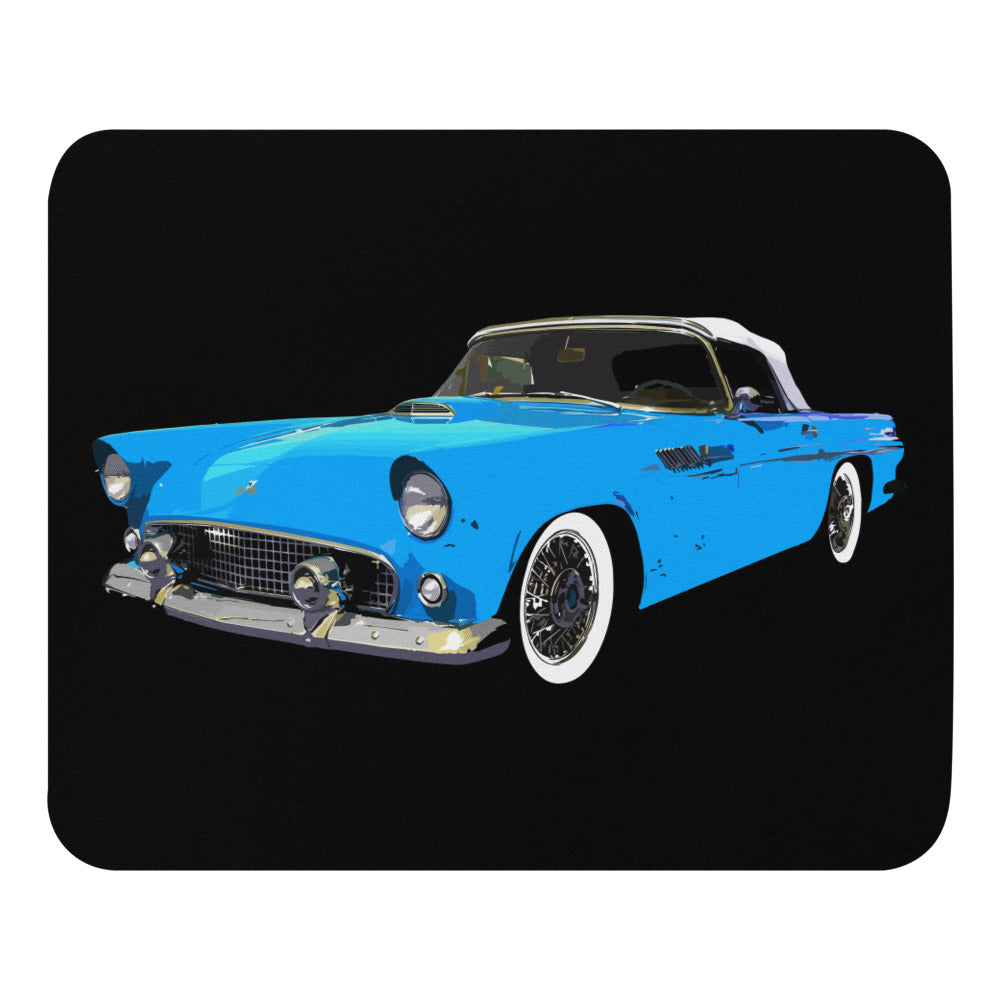 1955 Ford Thunderbird American Classic Car Custom Art Mouse pad