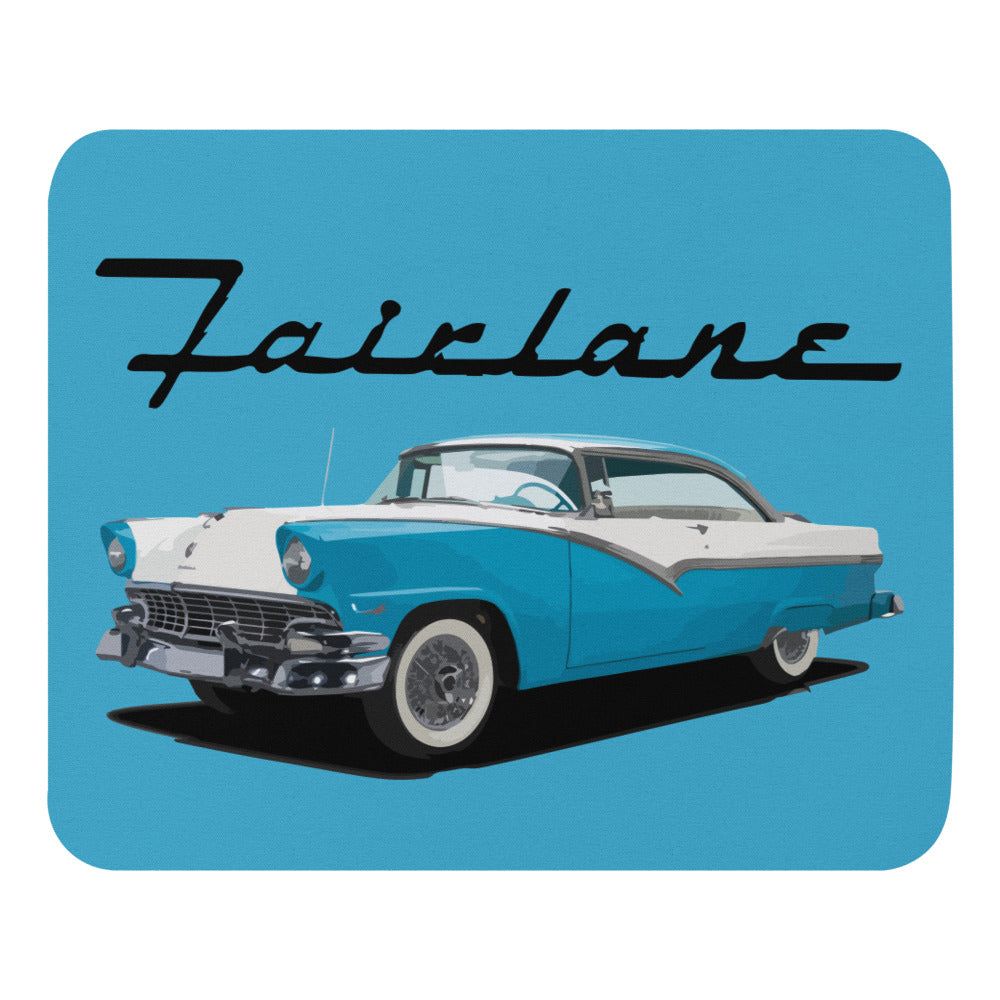 1956 Fairlane 2 Door Hardtop Antique Car Mouse pad