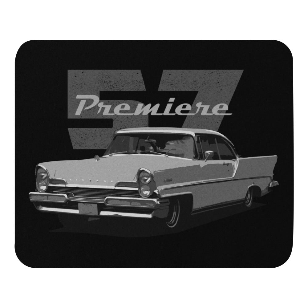 1957 Lincoln Premiere Antique Car Mouse pad