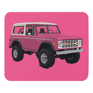 Pink Ford Bronco Mouse pad