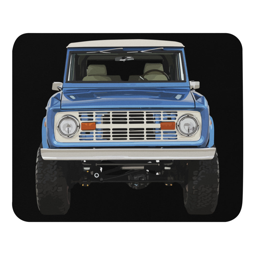 1975 Blue Bronco Truck Mouse pad