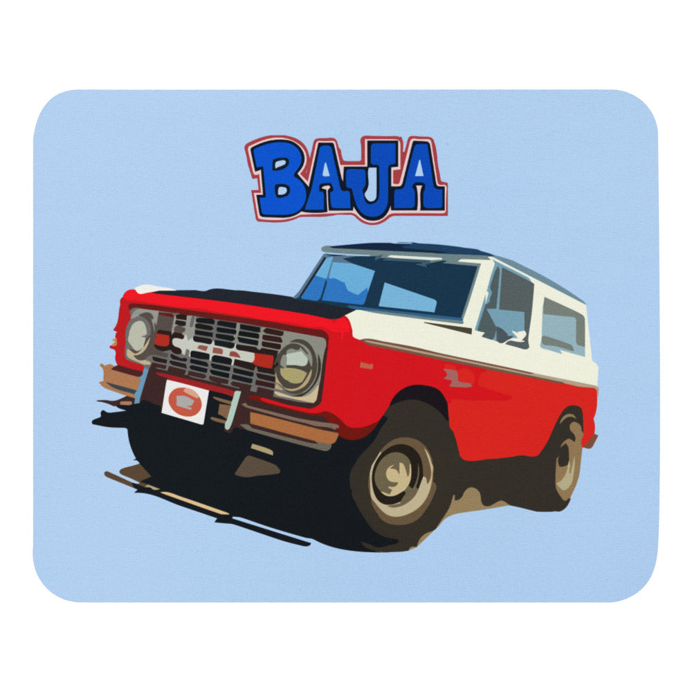 Retro Baja Bronco Truck Mouse pad