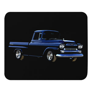 1959 Chevy Antique Pickup Truck Advance Design 3100 Apache Cameo Mouse pad