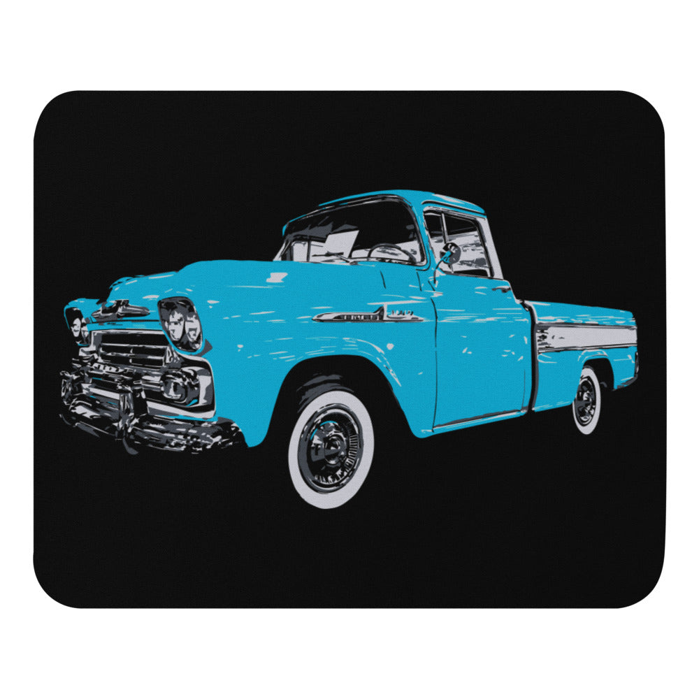 1958 Chevy Cameo Pickup Truck Custom Art Mouse pad