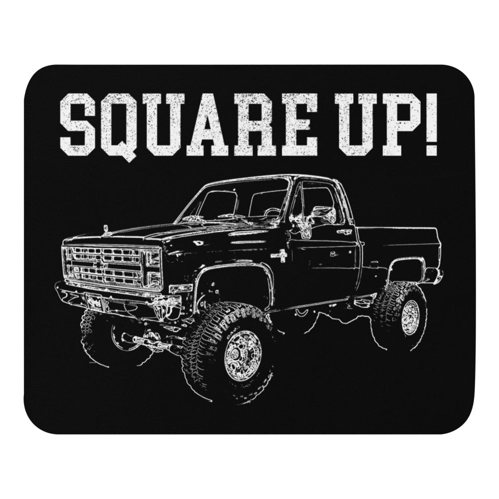 1985 Chevy K10 Silverado 4x4 Square Body Pickup Truck Gift Mouse pad