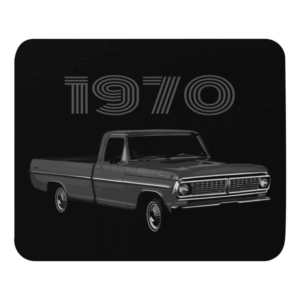 1970 Ford F100 Ranger XLT Pickup Truck Mouse pad