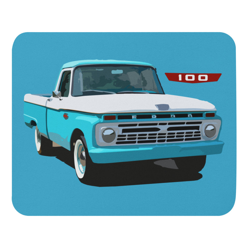 1966 Ford F100 Truck Antique Trucks Custom Art Mouse pad