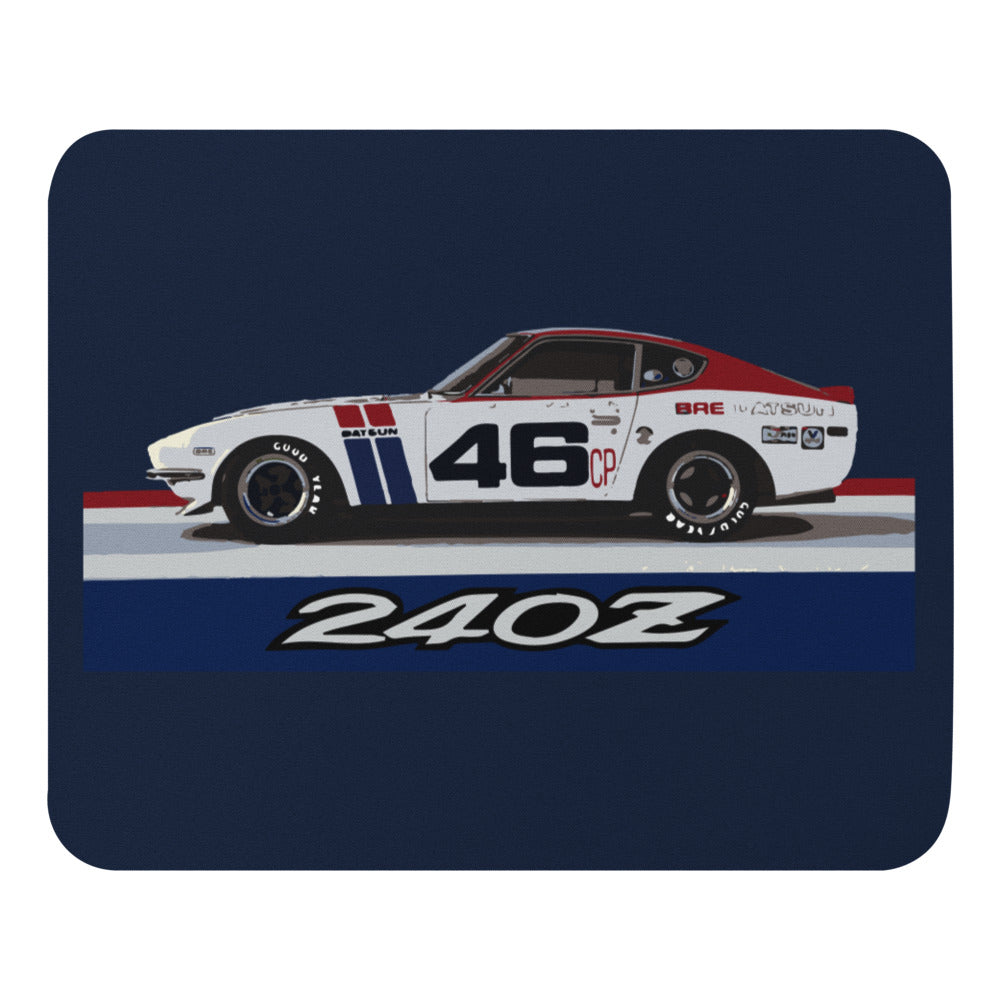 BRE Datsun 240Z Trans-Am Championship Race Car Mouse pad