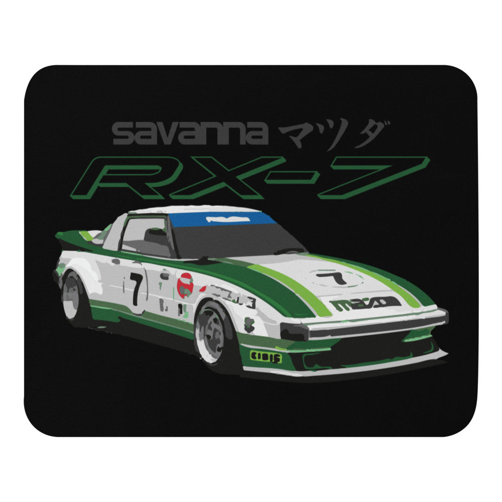 1979 Savanna RX-7 IMSA GTU Race Car Mouse pad