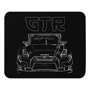 GTR R35 JDM Line Art Tuner Drift Racing Mouse pad