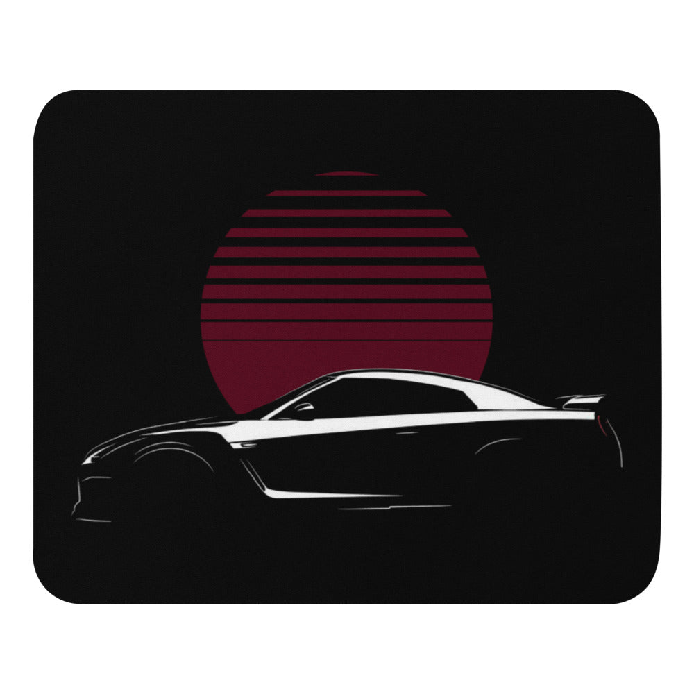 R35 GTR Outline JDM Tuning Japanese Mouse pad