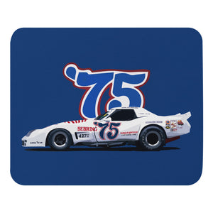 1975 Spirit of Sebring Corvette Race Car Mouse pad