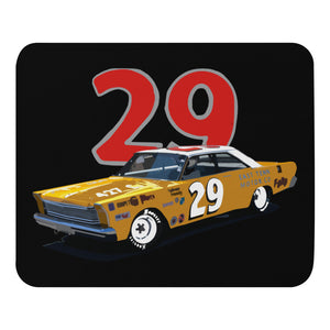 1966 Dick Hutcherson Ford Galaxie #29 Racecar Mouse pad