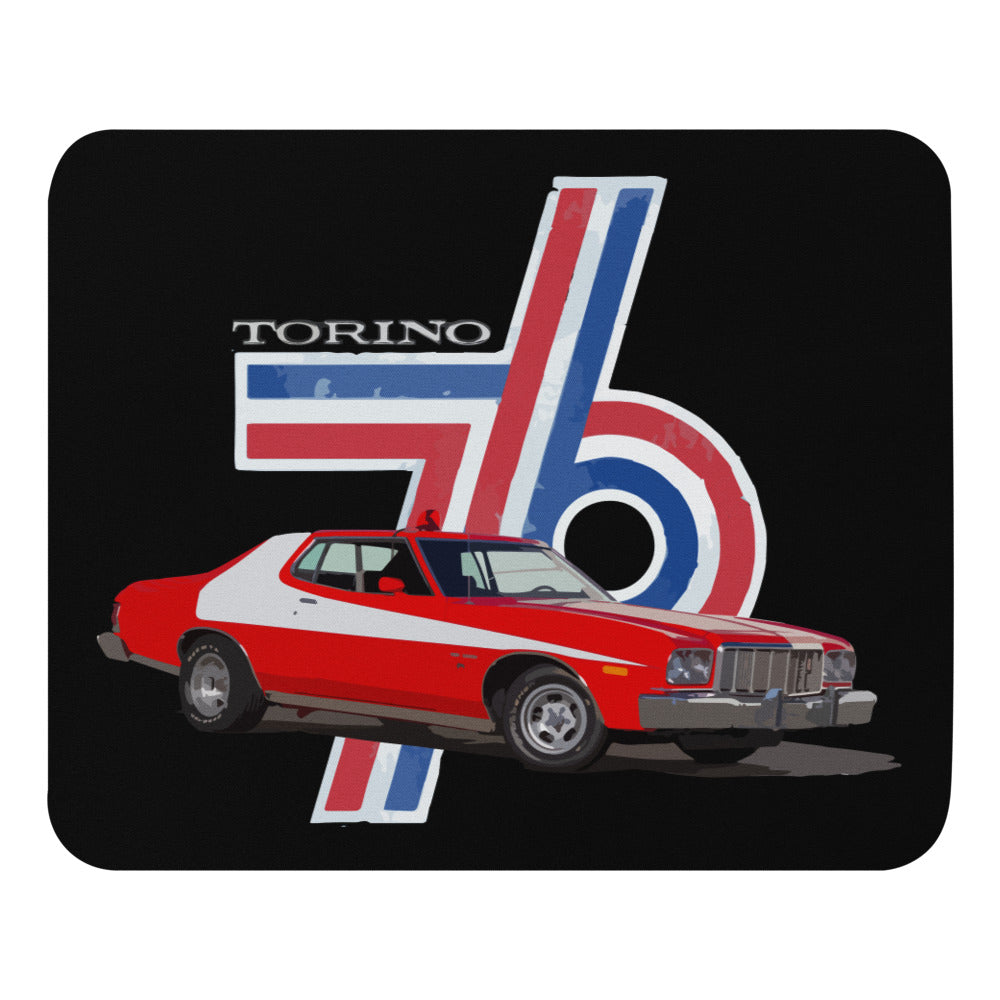 1976 Ford Gran Torino Muscle Car Mouse pad