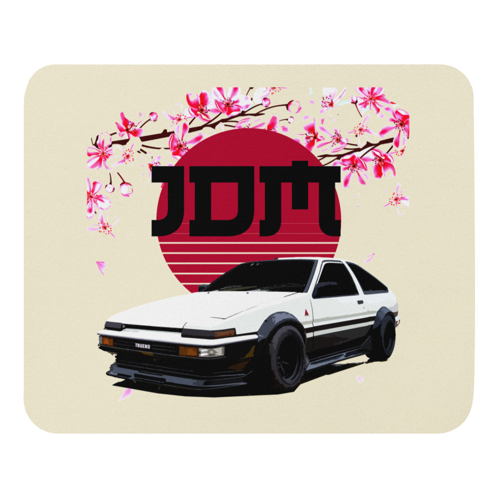 JDM Legend Trueno AE86 Japanese Aesthetic Cherry Blossoms Mouse pad
