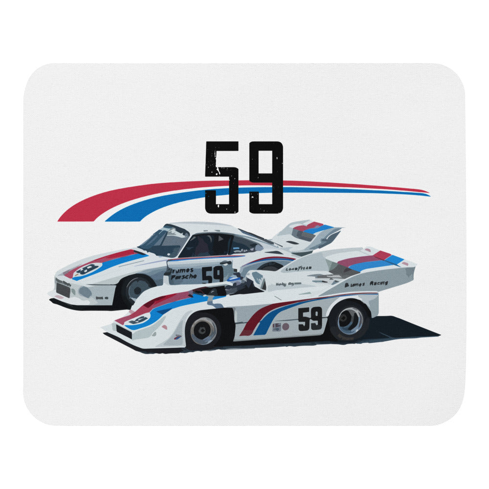 IMSA Vintage Racing #59 Racecars Motorsports Icon Mouse pad