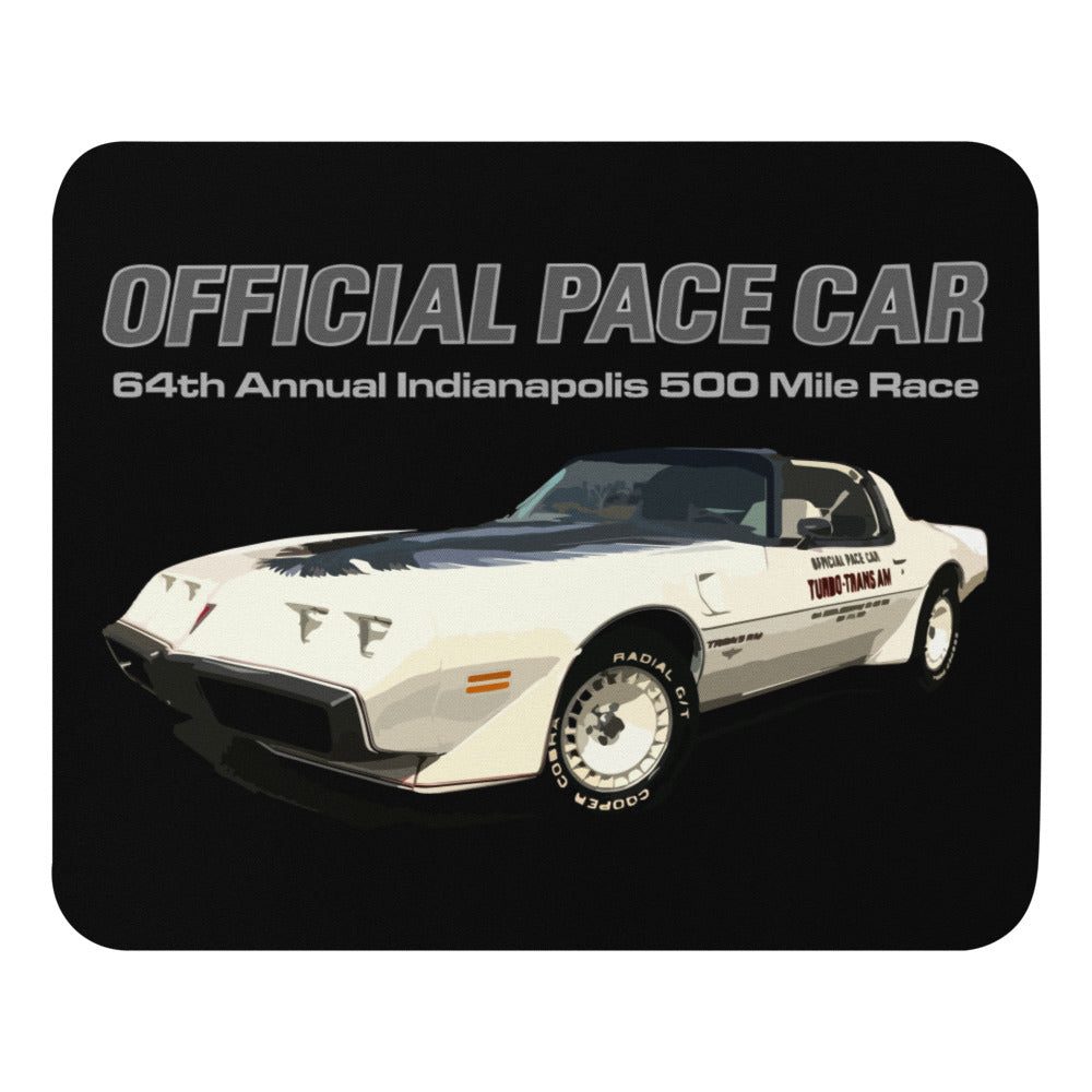1980 Trans Am Official Pace Car 64th Indianapolis 500 Mile Race Mouse pad