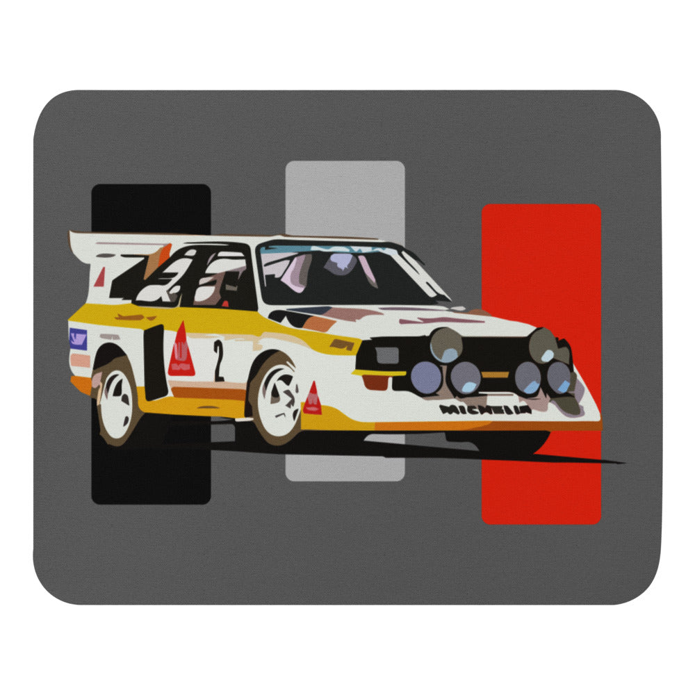 Sport quattro S1 E2 Rally Race Car Mouse pad